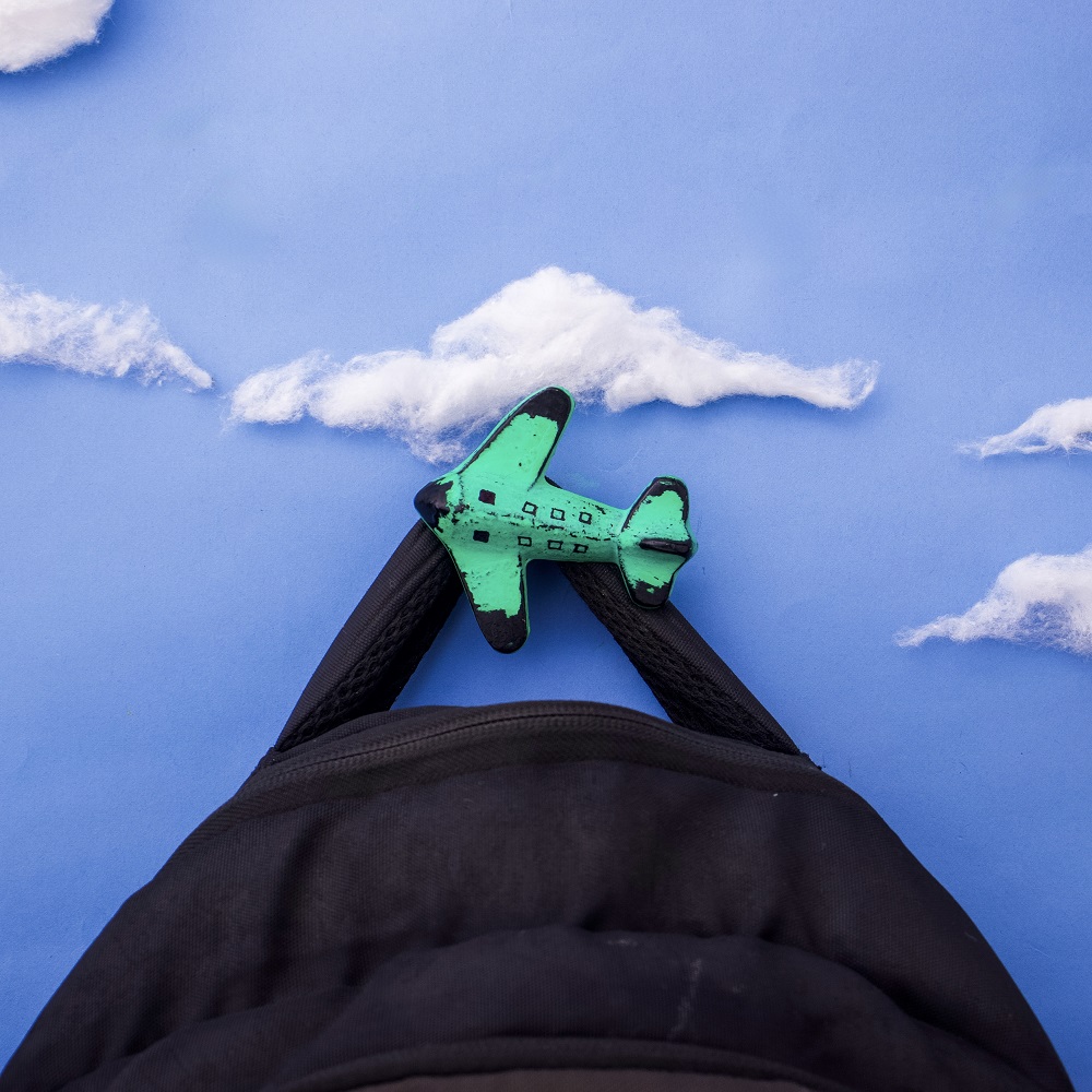 Modern Multicolor Aeroplane Metal Wall Hooks-3 Pieces