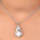 92.5 Sterling Silver Moonstone Pendant Unique Statement Pendant