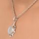 92.5 Sterling Silver Boho Chic Moonstone PendantÂ Designer Frame Pendant