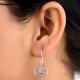Lotus 92.5 Sterling silver Earrings Dangle Earrings