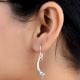 Contemporary 92.5 Sterling Silver Earrings For girls