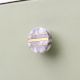 Grey Round Brass Marble Stone Cabinet Knobs