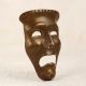Handcrafted High-Quality Brass Female Mask for Hanging