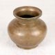 Vintage Finest Brass Holy Water Pot in Himachal Art for Decor