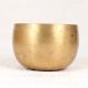Handmade Brown Vintage Brass Om Singing Bowl for Meditation