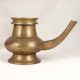 Handcrafted Finest Brass Holy Water Pot with Spout for Temple