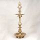 Traditional Handmade Brass Oil Lamp in Vintage Finish for Decor
