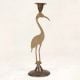Beautiful Bird Candle Holder Made of High-Quality Brass