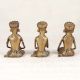 Handmade Finest Brass Musicians Statue for Decoration in Set of 3