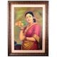 Stunning Canvas Oil Painting of a Lady for Decoration