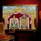 Tanjore Art Style Radha Krishna Painting for Prayer Room