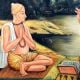 Lord Hanuman and Legendary Tulsidas Canvas Painting