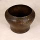 Antique Brown Finish Holy Pot Made of Brass for Prayer Room