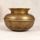 South Indian Art Vintage Brass Water Pot in Brown Finish