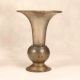 Grey Finish Vintage Brass Flower Pot from Hyderabad for Decor