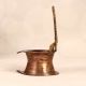 Indian Traditional Brass Gaja Lakshmi Oil Lamp for Rituals