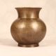 Plain Finish Handmade Brass Holy Water Pot for Rituals