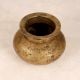 Beautiful Brown Finish Brass Holy Water Pot from South India