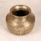 Vintage Finish Handmade Brass Holy Water Pot for Rituals