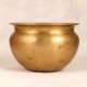 Handmade Plain Brown Finish Holy Water Pot Made of Brass
