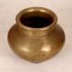 Indian Handmade Brass Holy Water Pot in Vintage Finish