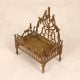 Beautiful Jali Work Lord Krishna Bed Singhasan Made of Brass