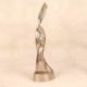 Handcrafted Silver Nickel Plated Brass Trophy for Decoration