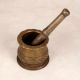 Brass Used Pestle and Mortar for Vintage Collection