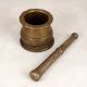 Brass Used Pestle and Mortar for Vintage Collection