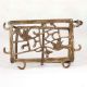 Handcrafted Vintage Brass Trivet with Namaste Text for Decor