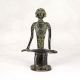 Handmade Tribal Art Brass Man Figure Statue in Bastar Art
