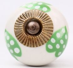 Pea Green Heart Knob