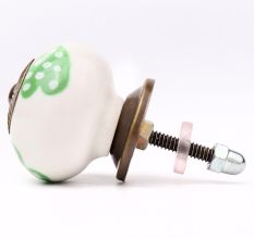 Pea Green Heart Knob