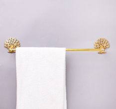 Handmade Premium Brass Tree Towel Hanger for Bathroom