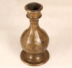 Vintage Handcrafted Flower Pot Made of Brass from South India
