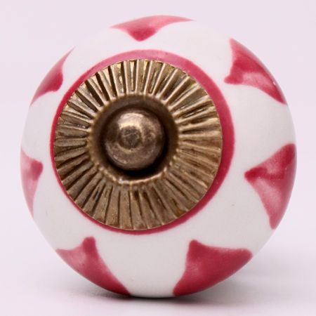 Cherry Heart Ceramic Floral Cabinet Knob Online