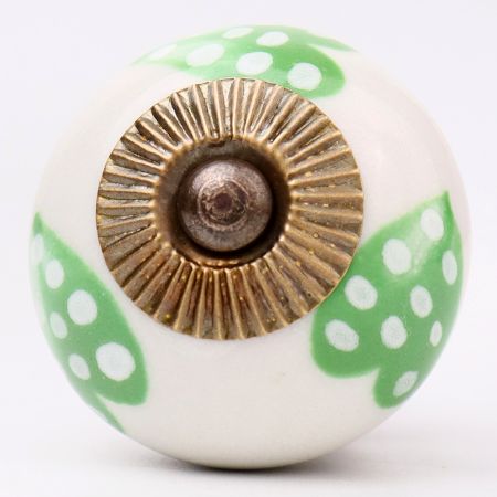 Pea Green Heart Knob