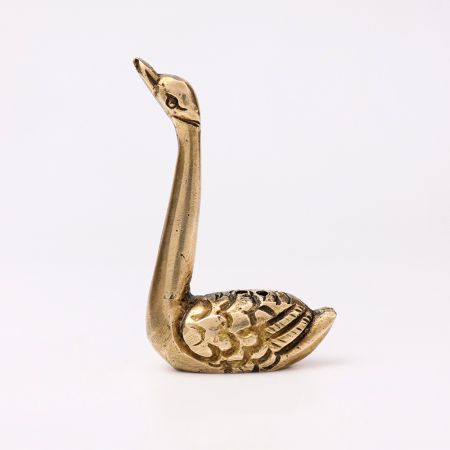 Brass Swan Incense Holder