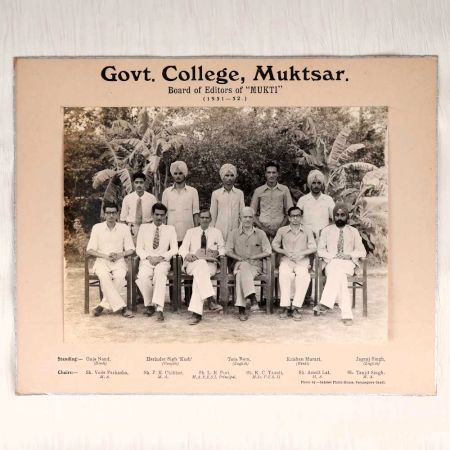 High-Quality Paper Photo of Government College Muktsar for Collection