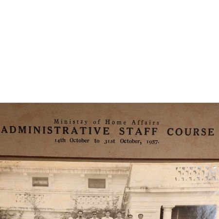 Administrative Staff Course Paper Photograph for Collection