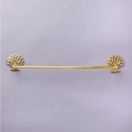 Handmade Premium Brass Tree Towel Hanger for Bathroom