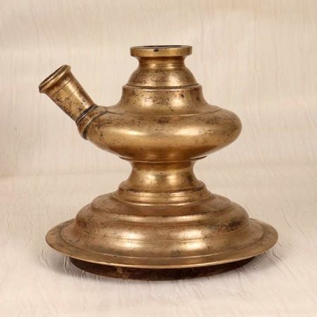 Decorative Handmade Brass Hookah Base for Vintage Collection