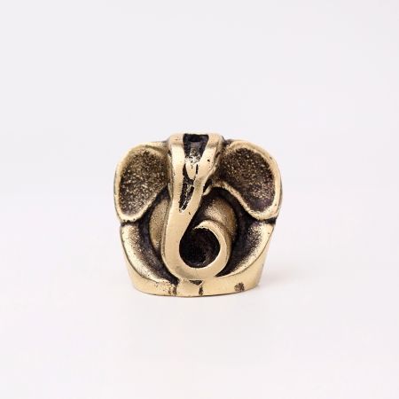 Small Brass Sitting Ganesha Agarbatti/ Incense Holder Stand