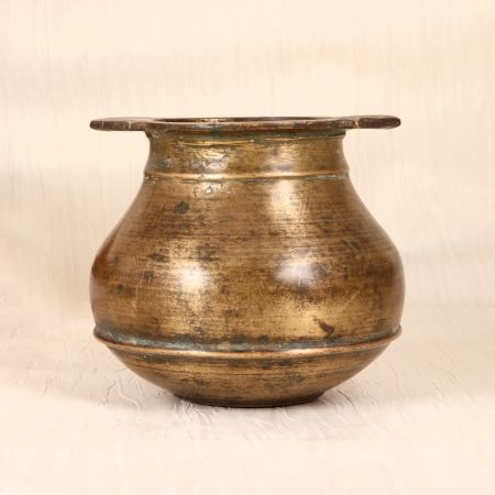 South Indian Handcrafted Holy Water Pot Made of Finest Brass