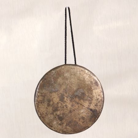 Handmade Vintage Finish Bell Metal Gong for Prayer Room