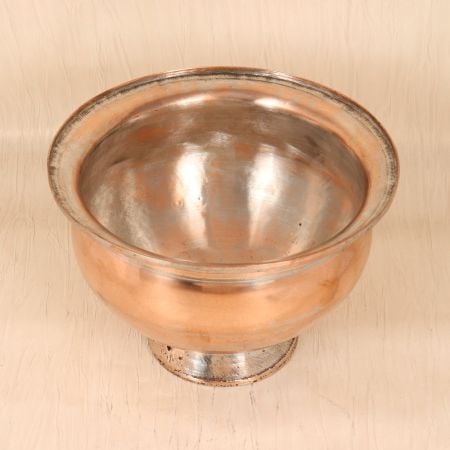 Islamic Art Handmade Copper Bowl in Vintage Finish