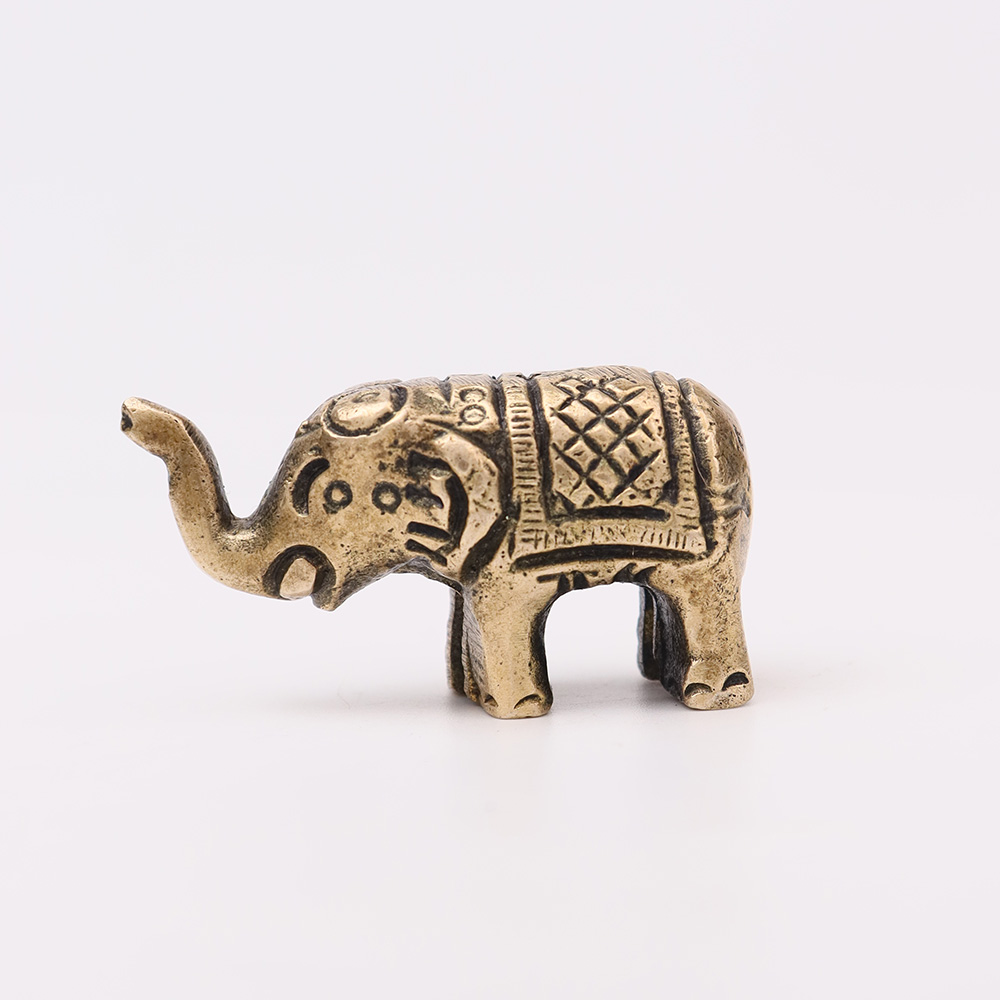Brass Gold Elephant Incense Holder Stand