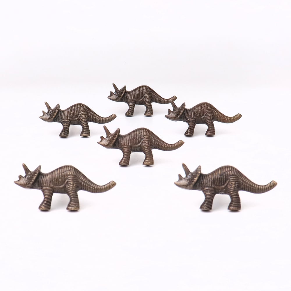 Antique Modern Iron Rhinoceros Cabinet Knob