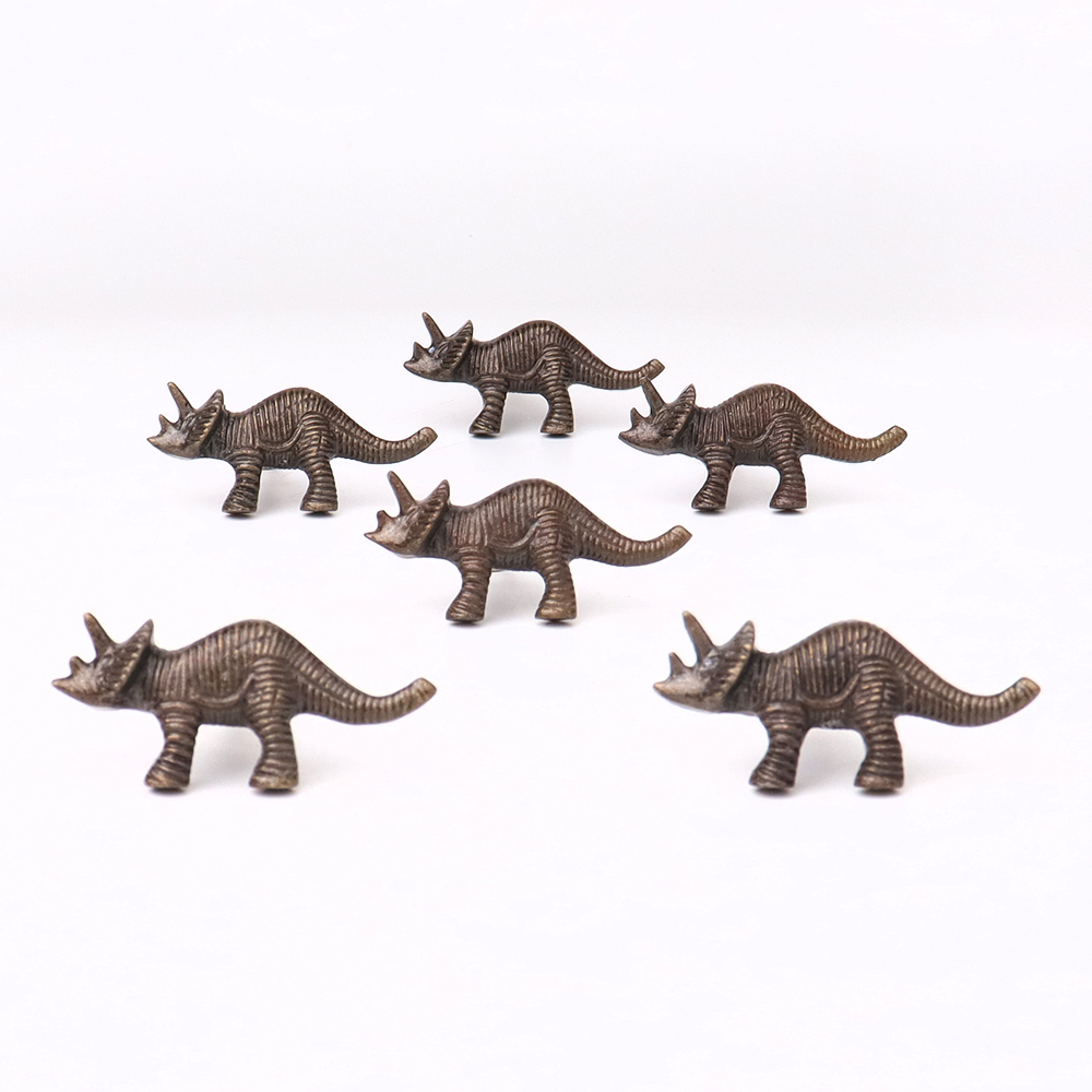 Antique Modern Iron Rhinoceros Cabinet Knob