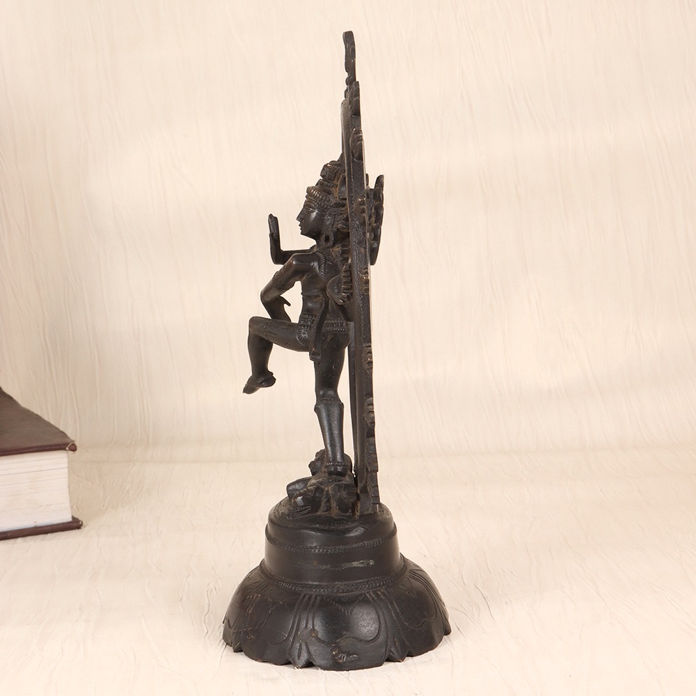 Vintage Finest Brass Lord Shiva Natraja Statue for Home Decor